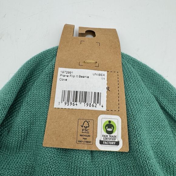 NWT PRANA Flip It Beanie - Cove Unisex One Size Lightweight - Picture 4 of 6